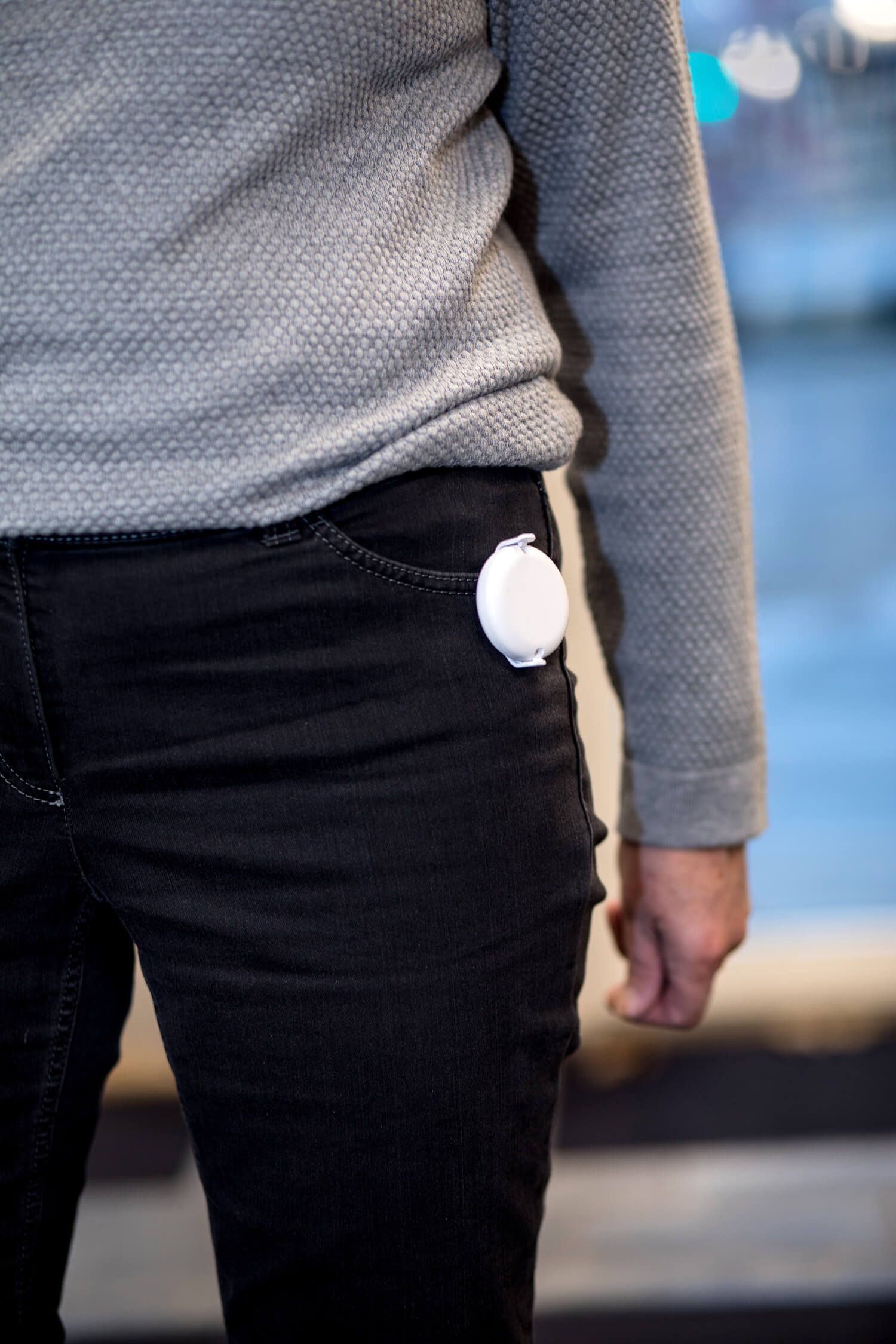 Otiom_GPS-Guertel Der Otiom-Tag incl. mitgeliefertem Clip