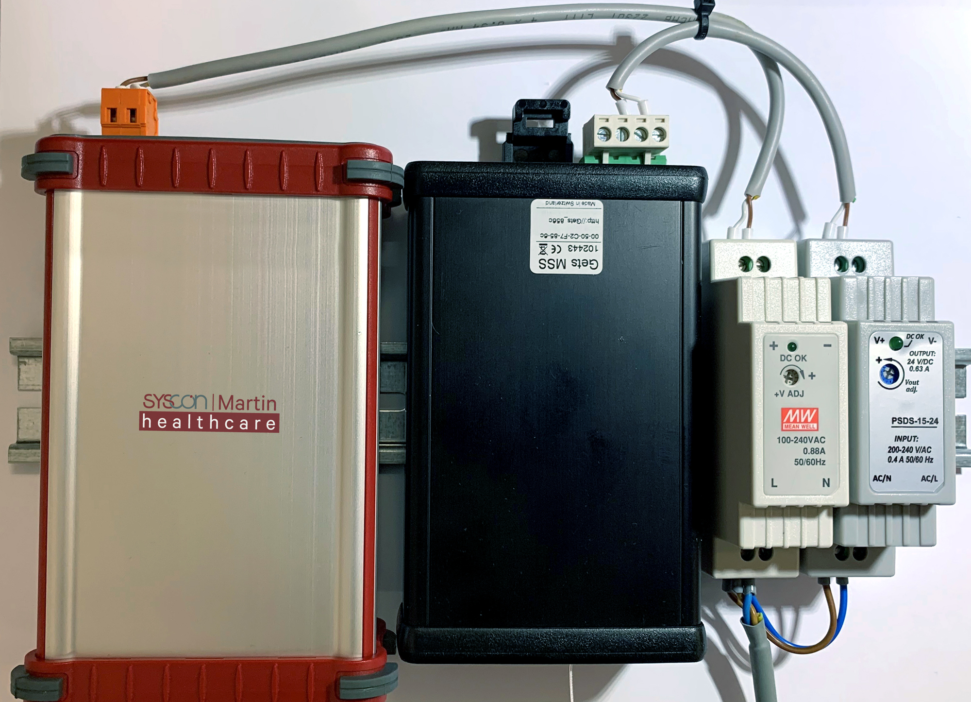 Beispiel eines Gets Haupt-Systems incl. MAS Compact (Komponenten nicht in diesem Artikel enthalten)