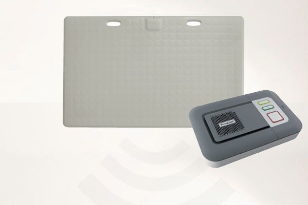 Profi-Alarm-Trittmatte CareMat A grau incl. Alarmierung auf Telefon via Tunstall Lifeline Vi+