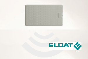 Bircher CareMat B grau - Profi-Alarm-Trittmatte mit eingebautem Funk-Sender Eldat Easywave