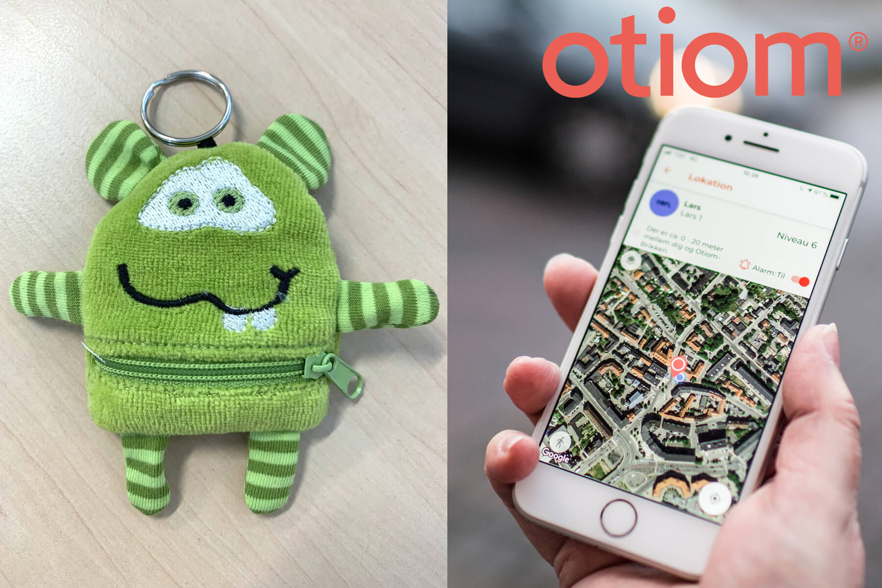 Artikelbild-Otiom-GPS-Monsterschluesselanhaenger-gruen