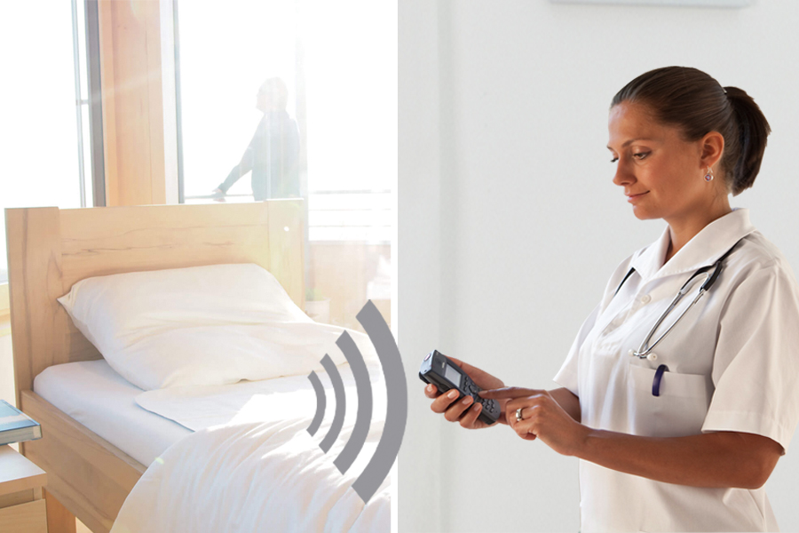 Texible Wisbi Nursecall: Bettflucht - Meldung auf Schwestern-Ruf-Anlage | Inkontinenz-Überwachung
