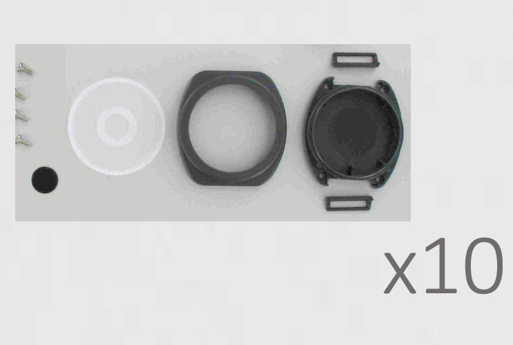 Lehmann 310.081.60 Ersatz Reparatur Set ohne Kombizubehör, grau für VarioMobil Kombi-Sender (10Sets)