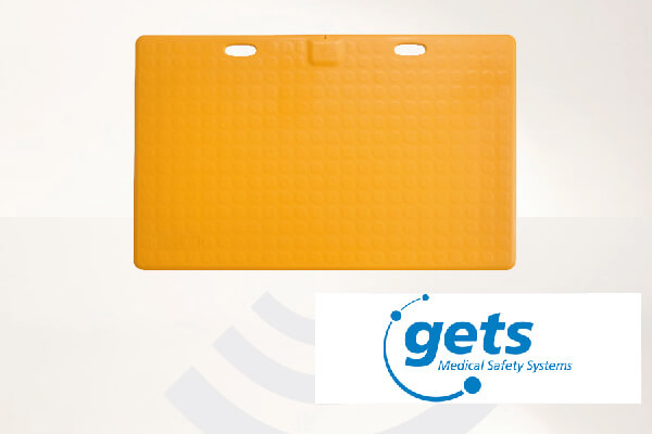 Bircher CareMat A gelb - Profi-Alarm-Trittmatte mit eingebautem Funk-Sender Gets
