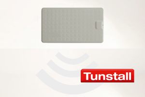 Bircher CareMat B grau - Profi-Alarm-Trittmatte mit eingebautem Funk-Sender Tunstall