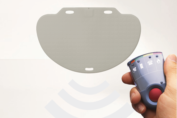 Profi-Alarm-Trittmatte CareMat C grau incl. Funk-Alarmierung auf Pager Bellman BE1470