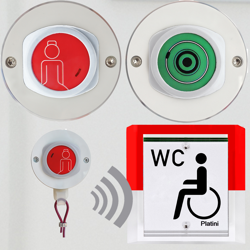 Lehmann WC-Notruf Set Vario Funk | IP68 | 869 MHz | 990.408.69
