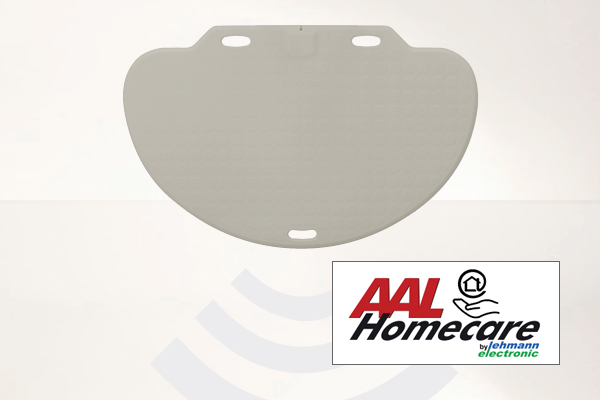 Bircher CareMat C grau - Profi-Alarm-Trittmatte mit eingebautem Funk-Sender AAL-Homecare