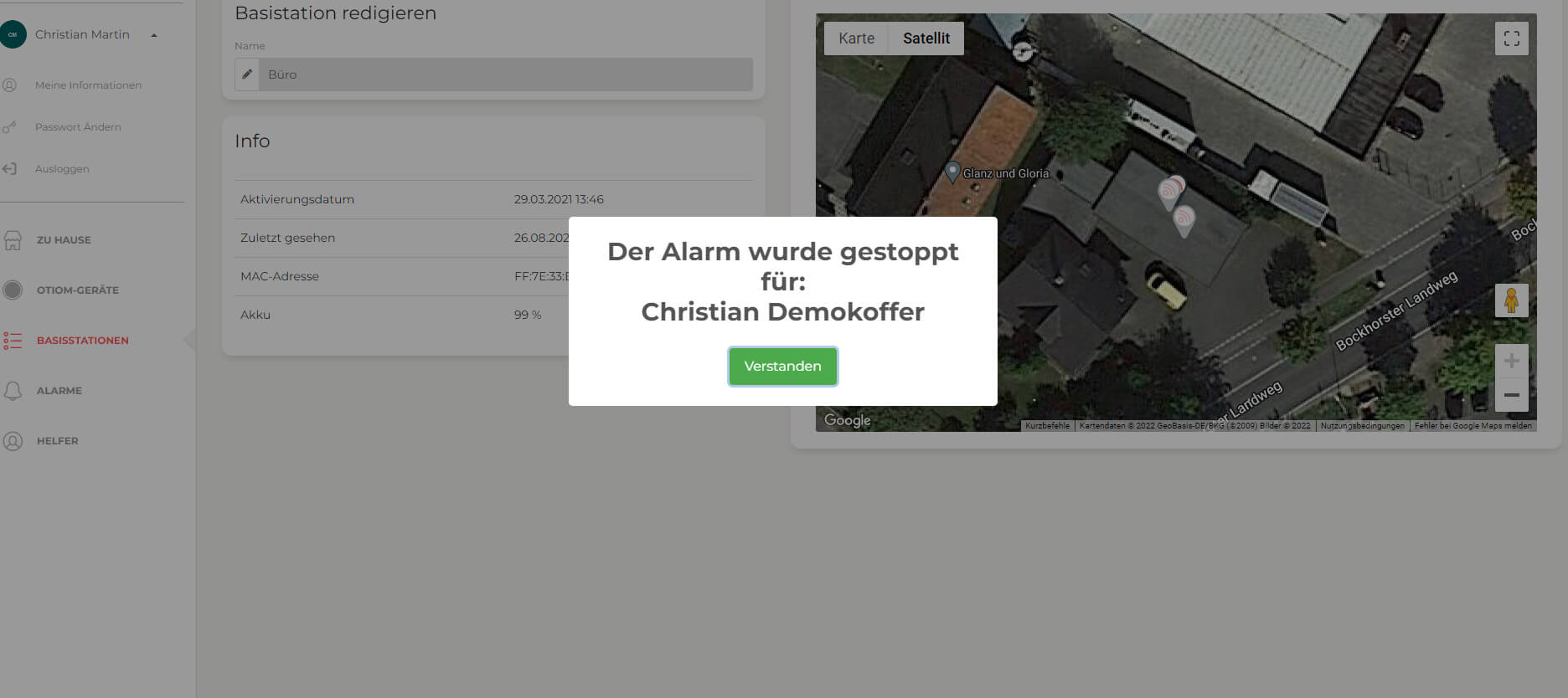 WebApp_Alarm_gestoppt Web -App