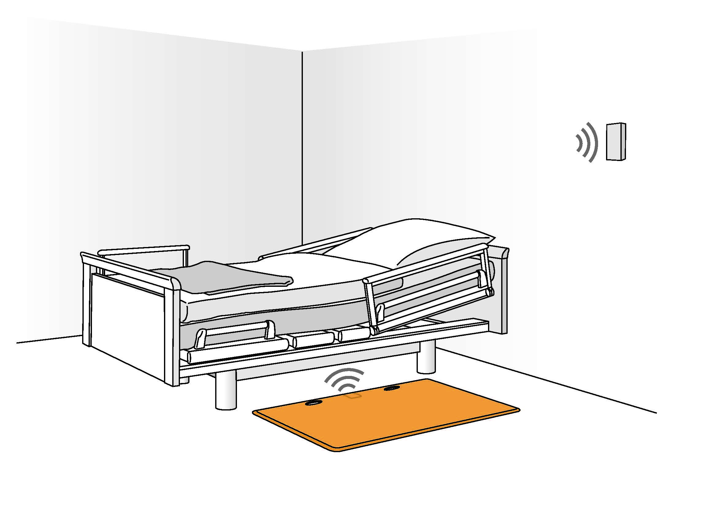 CareMat-Bett-Funk_farbige_Matte Symbolbild