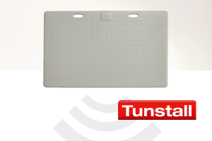 Bircher CareMat A grau - Profi-Alarm-Trittmatte mit eingebautem Funk-Sender Tunstall