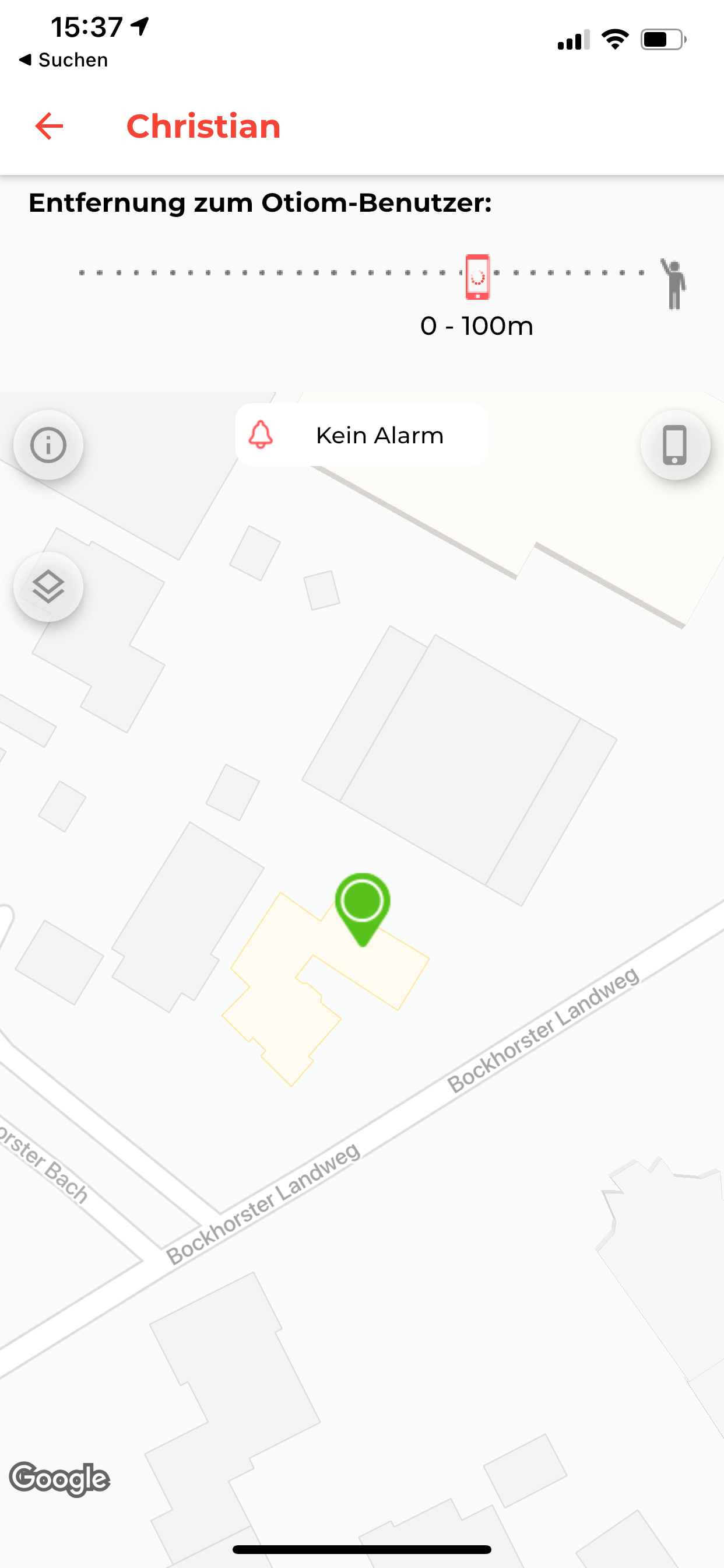Otiom_app_Karte_web Screenshot der App