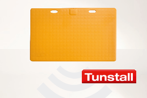 Alarmtrittmatte_gelb_Logo_TunstallLRe1yTxyphvK0 Bircher CareMat A gelb - Profi-Alarm-Trittmatte mit eingebautem Funk-Sender Tunstall