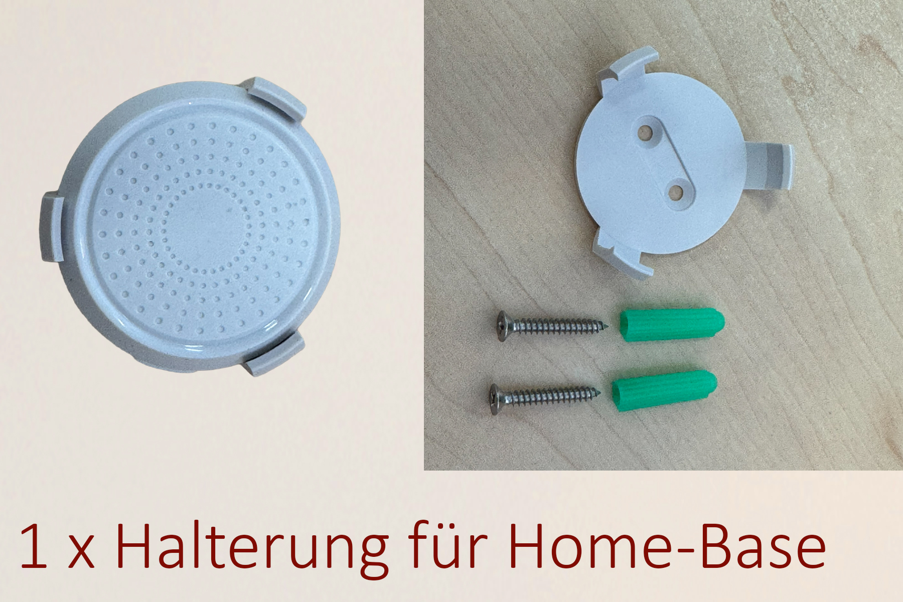 Otiom Halterung für Home-Base  | Anschraub-Lösung incl. Befestigungsmaterial (1 Set)
