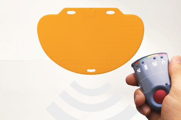 Profi-Alarm-Trittmatte CareMat C gelb incl. Funk-Alarmierung auf Pager Bellman BE1470